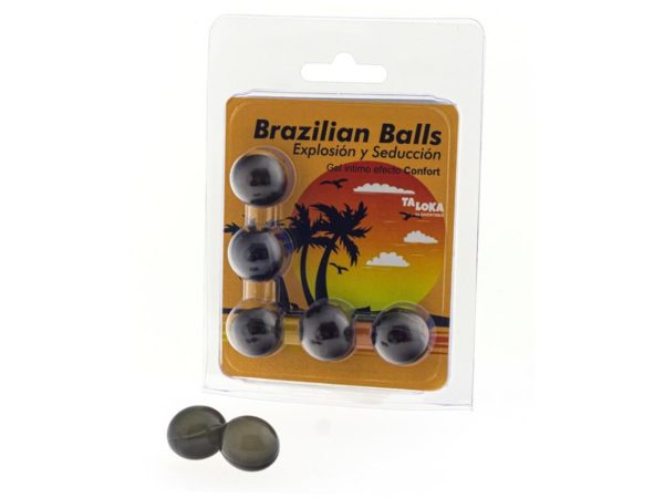TALOKA - 5 BOLAS BRASILEIRAS EFEITO CONFORTO GEL EXCITANTE