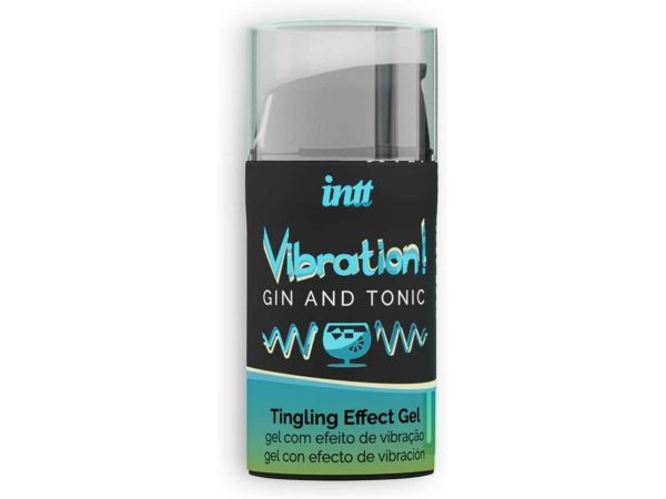 INTT - PODEROSO ESTIMULANTE ÍNTIMO LÍQUIDO VIBRADOR GEL GIN & TÔNICO 15ML