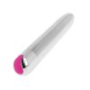 OHMAMA - VIBRADOR PRATA RECARREGÁVEL 10 MODOS 18,5 CM - Image 2