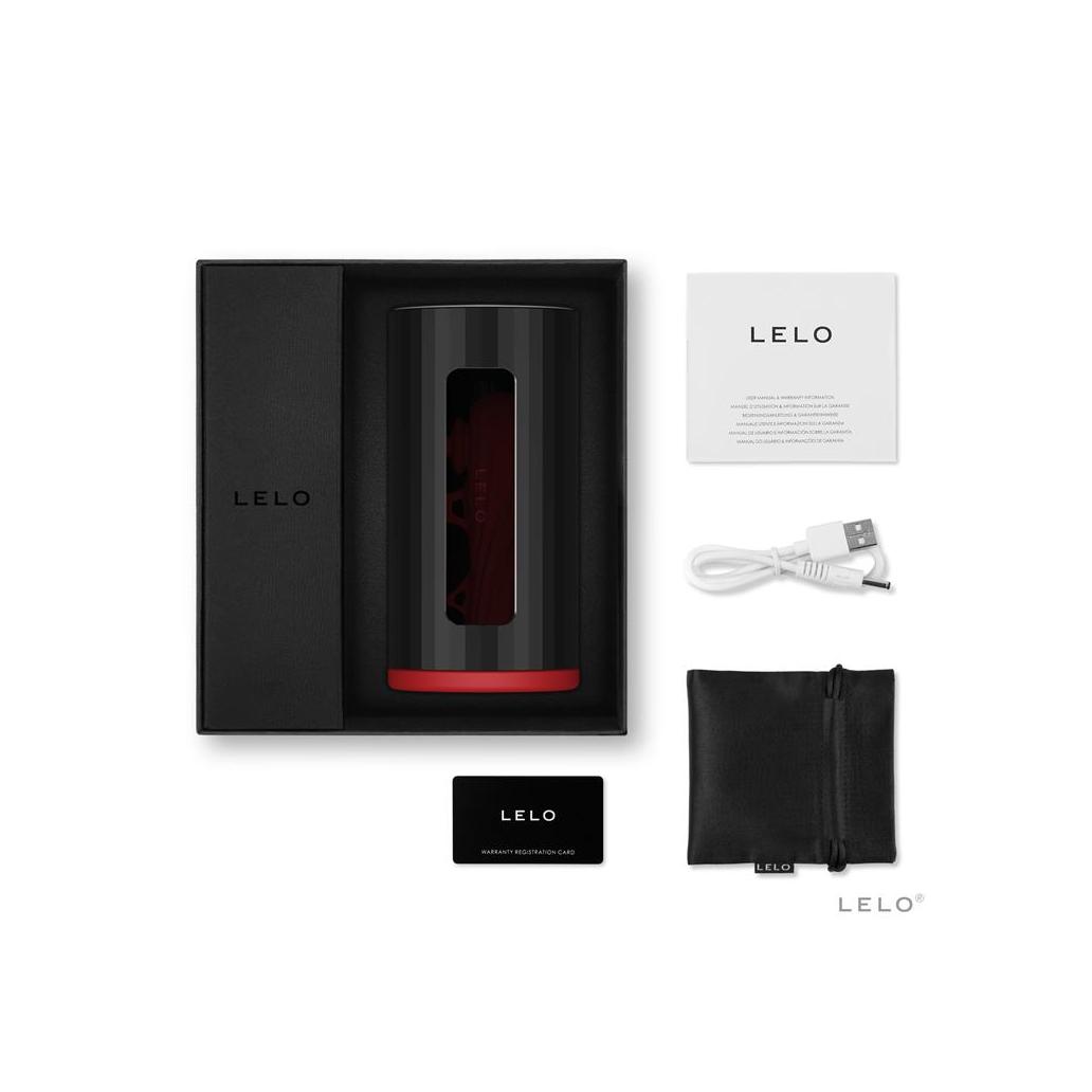 LELO F1S V2 MASTURBADOR CON TECNOLOGIA SDK - VERMELHO E PRETO - Image 2