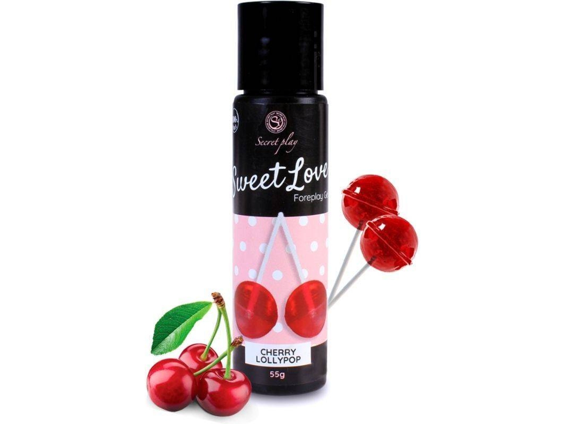 SECRETPLAY - GEL CHERRY LOLLIPOP DOCE AMOR 60 ML
