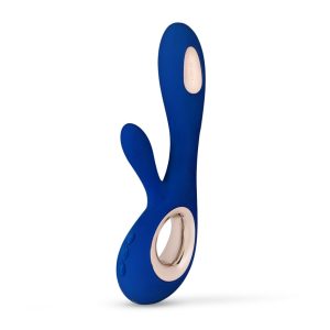 LELO SORAYA WAVE VIBRADOR DE COELHO PROFUNDO AZUL MEIA-NOITE
