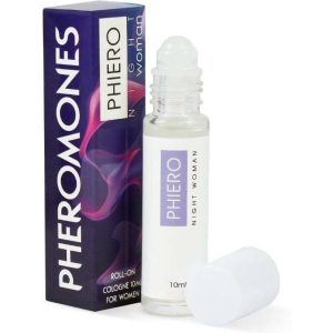 500 COSMETICS -MULHER DA NOITE DE PHIERO. PERFUME COM FEROMONAS EM FORMATO DE ROLL-ON PARA MULHERES