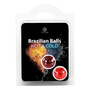 SECRETPLAY - BOLAS BRASILEIRAS  EFEITO CALOR E FRIO 2 UNIDADES