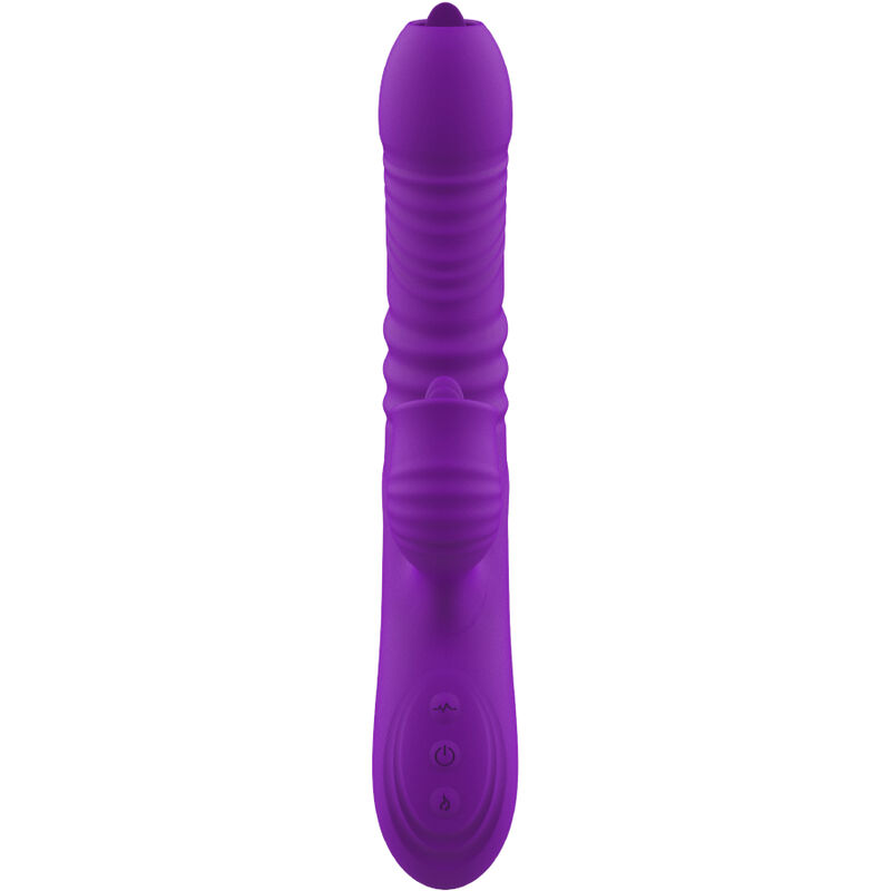 ARMONY - VIBRADOR DE COELHO TOTALMENTE G SPOT COM EFEITO DE CALOR VIOLETA DE LÃNGUA ESTIMULANTE - Image 6