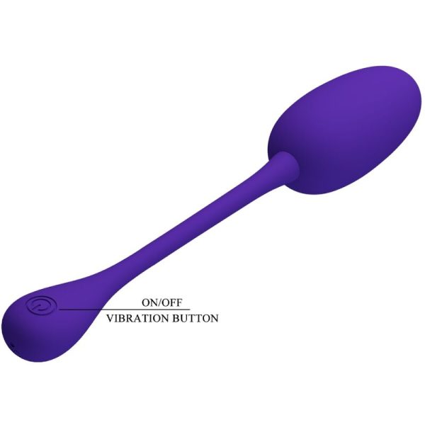 PRETTY LOVE - OVO VIBRATÓRIO RECARREGVEL KNUCKER ROXO - Image 7