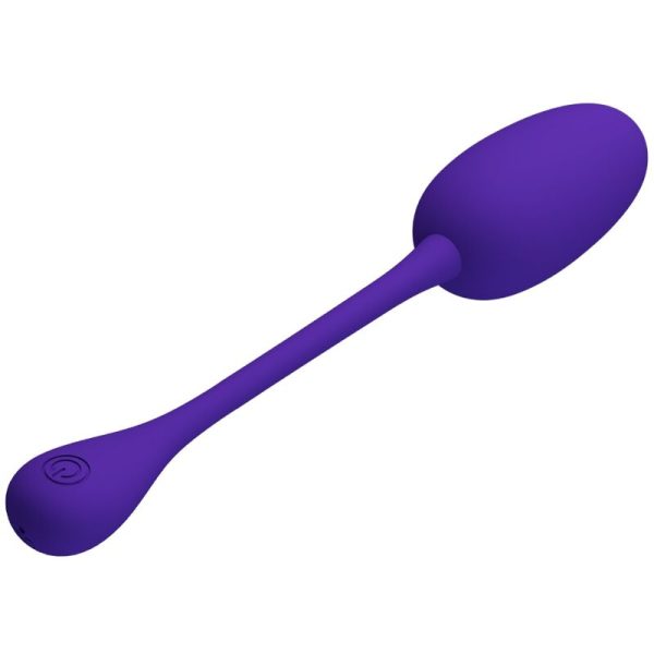 PRETTY LOVE - OVO VIBRATÓRIO RECARREGVEL KNUCKER ROXO - Image 2