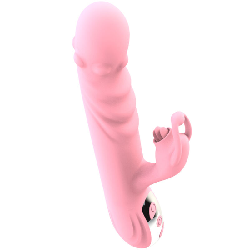 ARMONY - VIBRADOR TOTALMENTE LÃNGUA COM EFEITO DE CALOR ESTIMULANTE ROSA