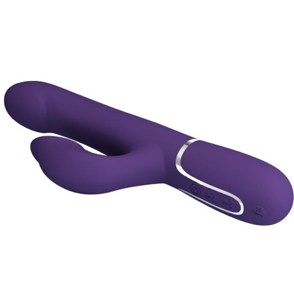 PRETTY LOVE - ZALIN VIBRADOR DE COELHO PÉROLAS 4 EM 1 ROXO - Image 7