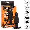 CALEXOTICS - ROCK BOTTOM PLUG ANAL CÃNICO 10 VIBRAÃÃES SILICONE PRETO