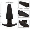 CALEXOTICS - ROCK BOTTOM PLUG ANAL CÃNICO 10 VIBRAÃÃES SILICONE PRETO - Image 7