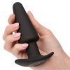CALEXOTICS - ROCK BOTTOM PLUG ANAL CÃNICO 10 VIBRAÃÃES SILICONE PRETO - Image 6