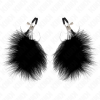KINK - GRAMPO DE PENA PARA BICOS PRETO 7 CM - Image 2
