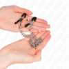 KINK - PINÃAS PARA BICOS COM 2 CORRENTES GROSSAS PRATA 20/23 CM - Image 3