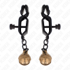KINK - GRAMPOS DE BICO ESTILO BELL JAW PRETO 7 CM