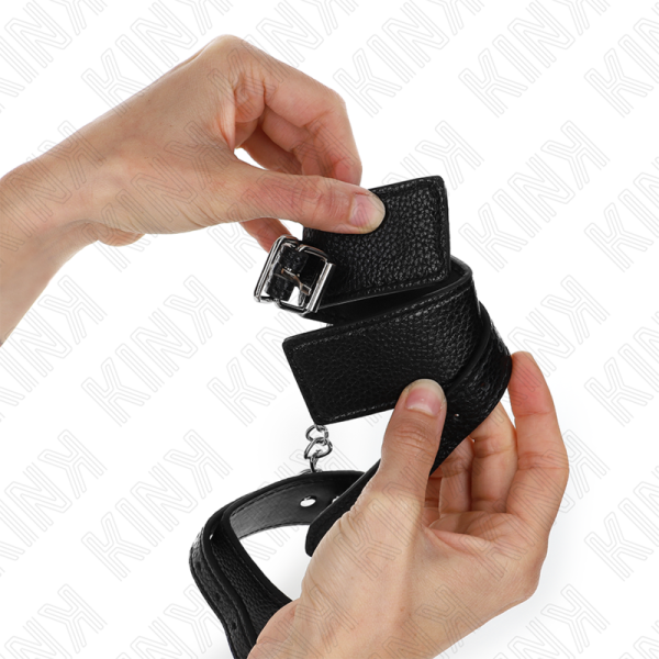 KINK - PULSO PADRÃO COBRA PRETO AJUSTÃVEL 20-28 CM X 5,4 CM - Image 2