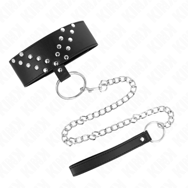 KINK - COLAR COM CINTO 65 CM COM REBITE V AJUSTÃVEL 36-43 CM X 5 CM - Image 2