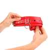 KINK - PULSO VERMELHO COM INSERÃÃO DE CORAÃÃO PRETO AJUSTÃVEL 21-28 CM X 5,5 CM - Image 4