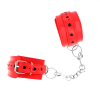KINK - PULSO VERMELHO COM INSERÃÃO DE CORAÃÃO PRETO AJUSTÃVEL 21-28 CM X 5,5 CM - Image 2