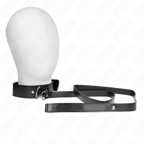 KINK - COLAR COM CINTO 116 CM ALÃA PRETA AJUSTÃVEL 32-50 CM X 8 CM - Image 2