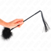 KINK - CHICOTE DE SILICONE COM PENAS PARA CÃCEGAS 47 CM - Image 5