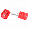 KINK - 3 RETENÃÃES DE PULSO D-RING AJUSTÃVEIS VERMELHO 17,5-25 CM X 6 CM - Image 2