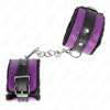 KINK - PULSO PREMIUM FORRO DE PELE PRETO COM CINTO ROXO / PRETO AJUSTÃVEL 17-29 CM X 6 CM - Image 2