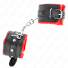 KINK - PULSO PREMIUM FORRO DE PELE VERMELHO COM CINTO PRETO AJUSTÃVEL 17-29 CM X 6 CM - Image 2