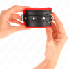 KINK - PULSO PREMIUM FORRO DE PELE VERMELHO COM CINTO PRETO AJUSTÃVEL 17-29 CM X 6 CM - Image 4