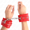 KINK - PULSO PREMIUM FORRO DE PELE VERMELHO COM CINTO VERMELHO AJUSTÃVEL 17-29 CM X 6 CM - Image 4