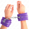 KINK - PULSO FORRO DE PELE PREMIUM ROXO COM CINTO ROXO AJUSTÃVEL 17-29 CM X 6 CM - Image 4
