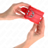 KINK - PULSO FORRO DE PELE VERMELHO COM CINTO VERMELHO AJUSTÃVEL 17-29 CM X 6 CM - Image 4