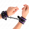 KINK - PUNHOS DE NEOPRENE ROXO CLARO AJUSTÃVEIS 21-28 CM X 5 CM - Image 3