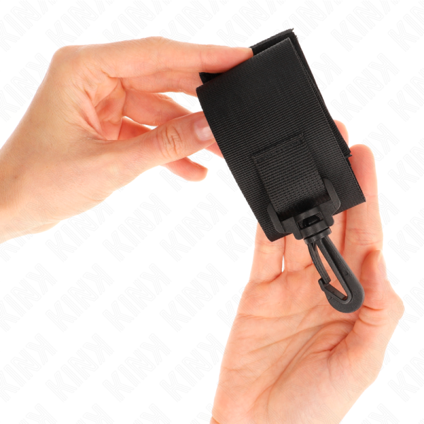 KINK - PUNHOS DE NYLON PRETO - Image 3