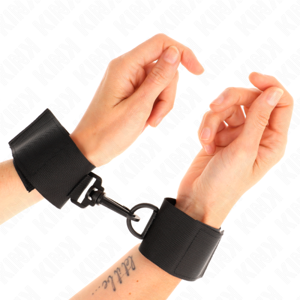 KINK - PUNHOS DE NYLON PRETO - Image 4
