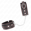 KINK - PEQUENOS PUNHOS PRETOS COM FORRO VERMELHO AJUSTÃVEIS 14-24 CM X 3,5 CM - Image 2