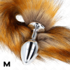 KINK - PLUG ANAL TAMANHO M 8 X 3,5 CM COM CAUDA SINTÃTICA 40 CM MARROM - Image 4