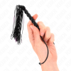 KINK - MINI CHICOTE DE SILICONE COM 6 CONTAS PRETAS 26 CM - Image 4