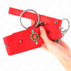 KINK - COLAR DE DIAMANTE VERMELHO COM CINTO 65 CM AJDUSTÃVEL 35-51 CM X 7 CM - Image 5