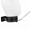 KINK - COLAR COM TRELA 65 CM COM PREGOS PRATA MODELO 1 AJUSTÃVEL 36-43 CM X 5 CM - Image 2