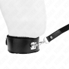 KINK - COLAR COM TRELA 116 CM COM PREGOS PRATA MODELO 4 PRETO AJUSTÃVEL 40-48 CM X 6 CM - Image 3