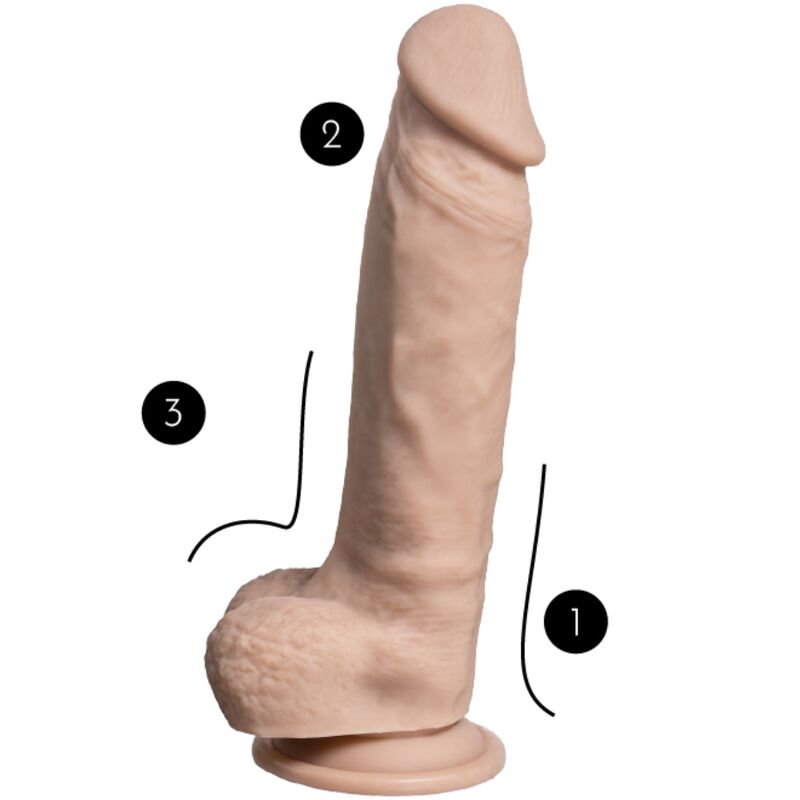 SILEXD - MODELO 1 PÃNIS REALÃSTICO PREMIUM SILEXPAN SILICONE 21.5 CM - Image 6
