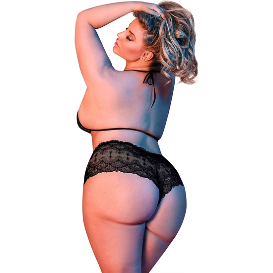 CONJUNTO TRIANGULAR Y SHORT - NEGRO - Image 4
