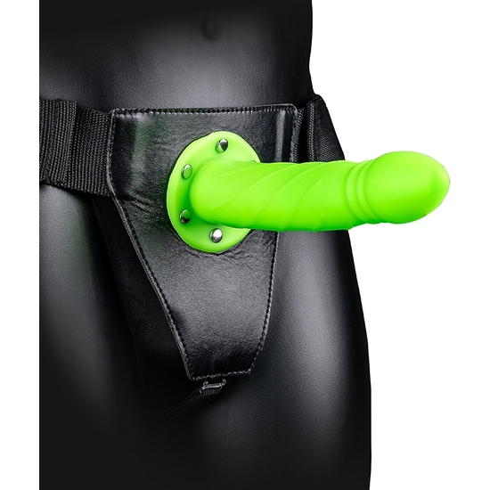 OUCH!-STRAP-ON HUECO TRENZADO - 8 / 20 CM - BRILLA EN LA OSCURIDAD - Image 4