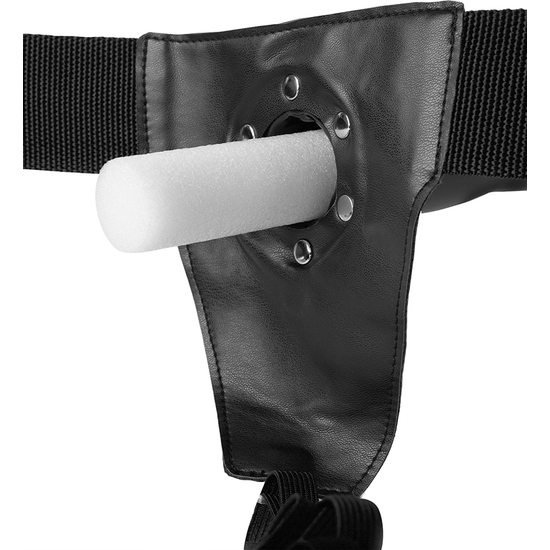 OUCH!-STRAP-ON HUECO TRENZADO - 8 / 20 CM - BRILLA EN LA OSCURIDAD - Image 6