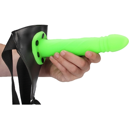 OUCH!-STRAP-ON HUECO TRENZADO - 8 / 20 CM - BRILLA EN LA OSCURIDAD - Image 9