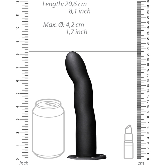 OUCH-CORREA HUECA CURVADA - 8 / 20 CM-NEGRO - Image 10