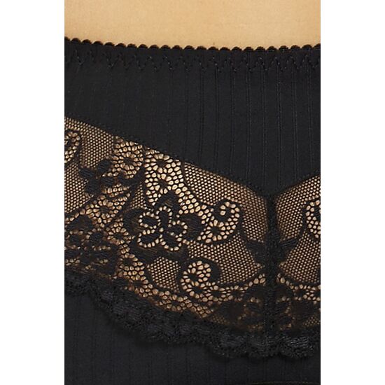 ELEGANTE CONJUNTO DE SUJETADOR CON LIGUERO Y TANGA NEGRO - Image 2