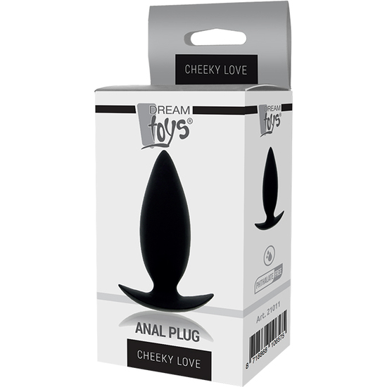 CHEEKY LOVE ANAL PLUG SMALL BLACK - Image 2