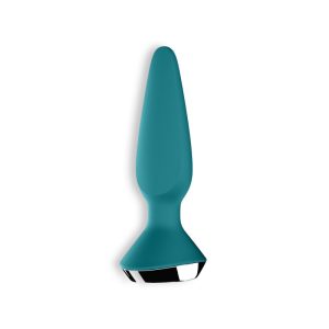 SATISFYER PLUG ILICIOUS 1 PLUG VIBRATOR - VERDE